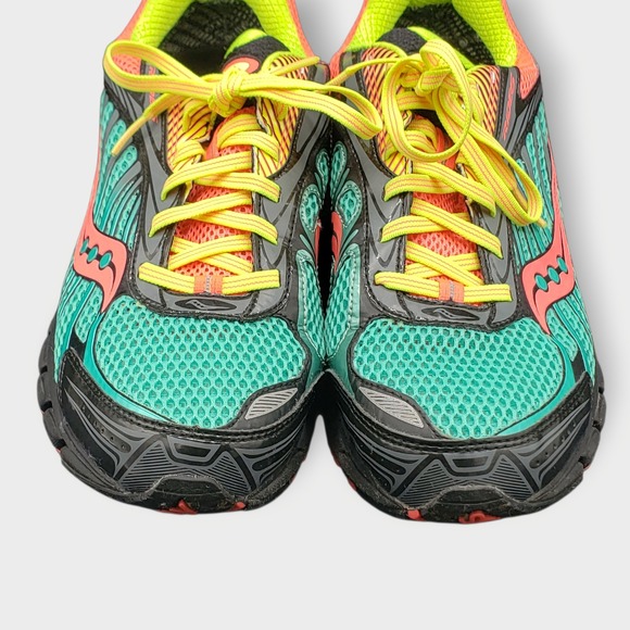 Saucony Womens Ride 6 Athletic Running Shoes Sz 11 Multicolored Activewear - Picture 5 of 12